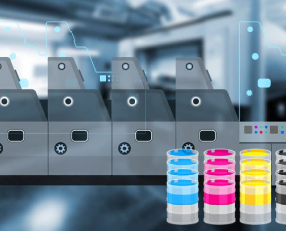 4色印刷機イメージ